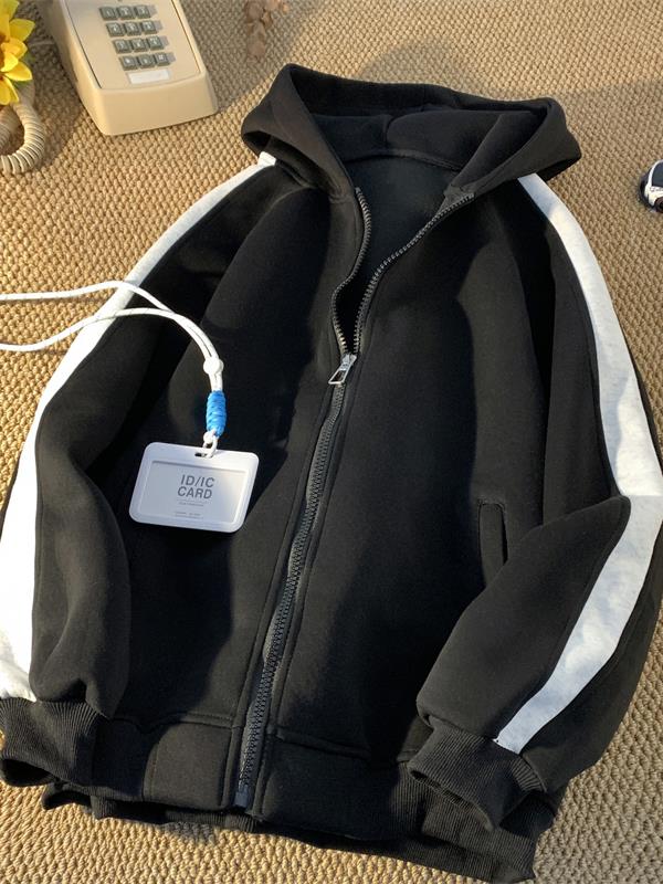 重磅拼色男女连帽卫衣特P60M-3XL,男装卫衣,电商B325