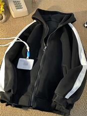 重磅拼色男女连帽卫衣特P60M-3XL，男装卫衣，电商B325