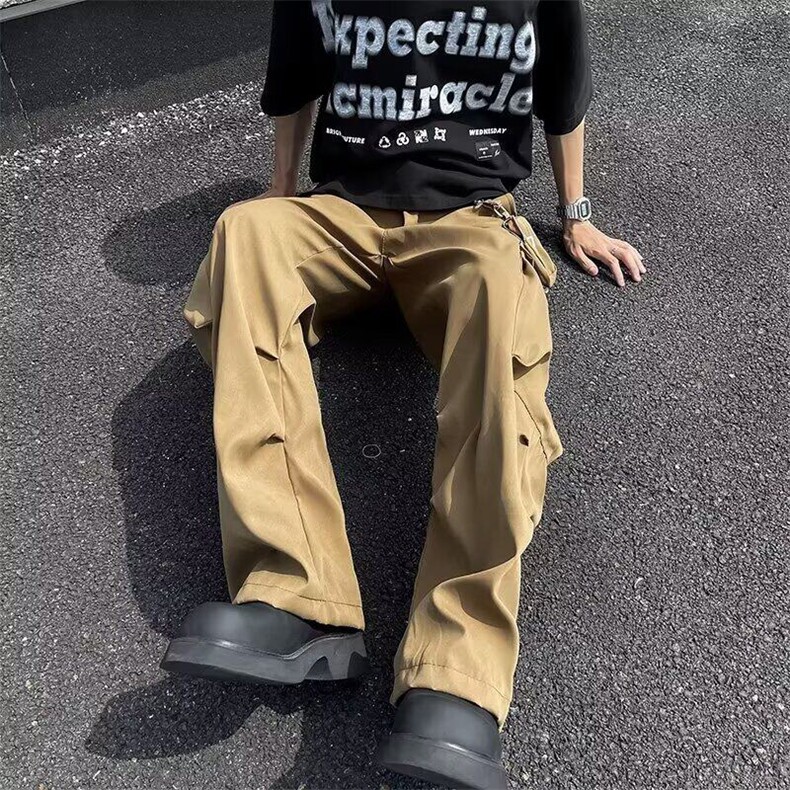 V093-P46夏季伞兵裤大口袋设计送可拆卸腰包,男装休闲裤,星座911-1