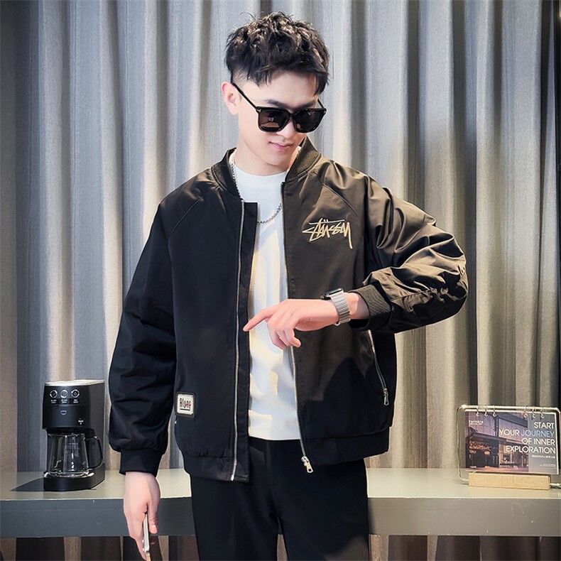 9909-P98控138春季新款社会小伙潮店主风夹克男,男装夹克,电商D327