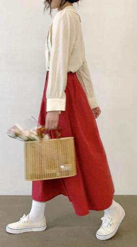 今年的亮色半裙真的绝绝子！！！，女装半身裙，LUCY