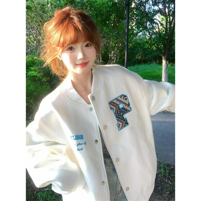 网图有货民族风刺绣棒球服外套男女宽松情侣美式夹克A1024-P60，男装民族服装，星座1505