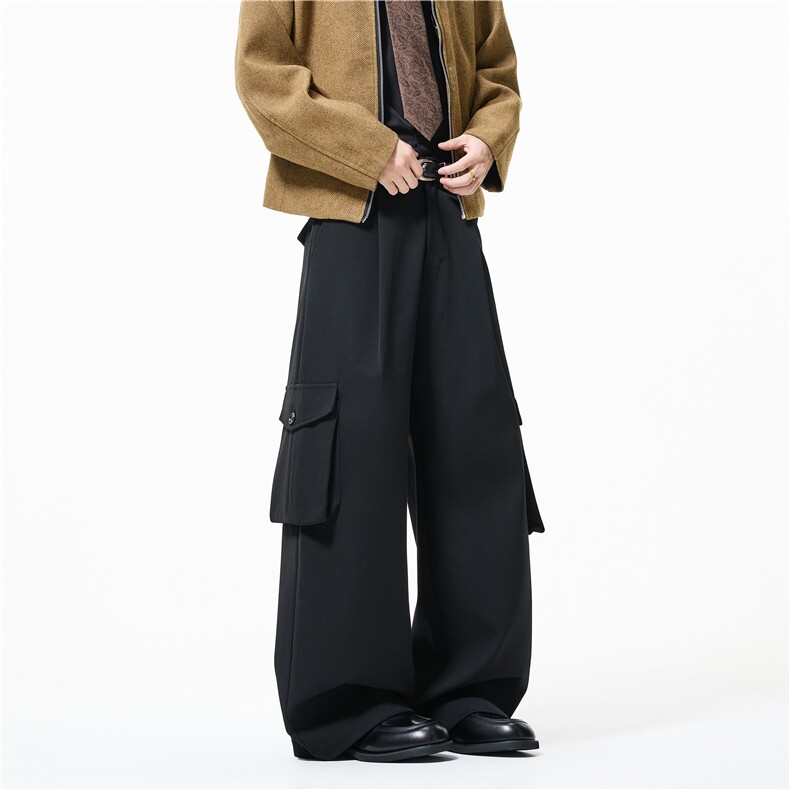 春季新款休闲通勤多口袋工装设计宽松西裤B315-K26008-特p40控79,男装西裤,电商B315