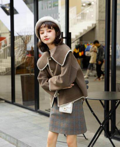 呢料外套，女装，AMSS 艾玛莎莎