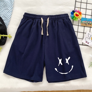 MK37190-P15 冰丝短裤男士大码宽松休闲五分裤男运动中裤图片