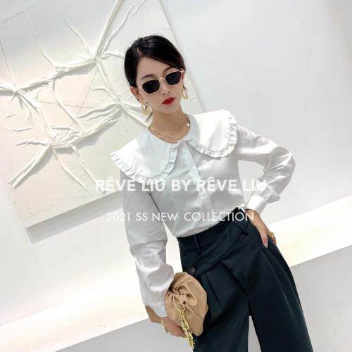 荷叶边衬衣，女装，REVE LIU
