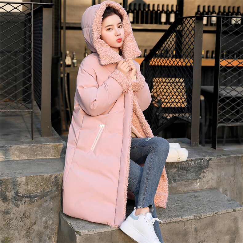 欣贝拉2021棉衣款001款中长款泰罗卡毛派克服羽绒棉衣,女装棉衣/棉服,欣贝拉