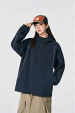 UPF50+有报告凉感轻薄透气宽松大码潮流防晒服DQC657-P48，男装防晒衣，电商B306