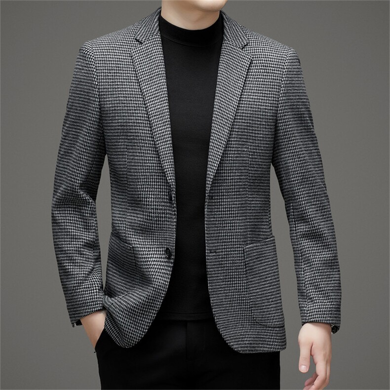秋冬时尚新款男士商务休闲西服韩版西装修身单西外套QS3255-P165,男装西服,星座1105-3