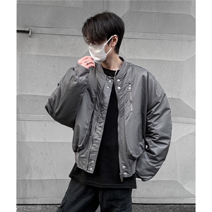 冬季美式飞行员短款加厚棉衣冬装棒球领棉服男装外套S376-特125图片