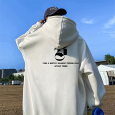 抖音得物供货可提供视频春装重磅美式宽松连帽卫衣DL2391，男装卫衣，电商A486