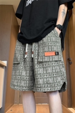 K163/特P32夏季新款工装多口袋短裤男中裤五分裤控68请一定按，男装牛仔裤，电商基地A050