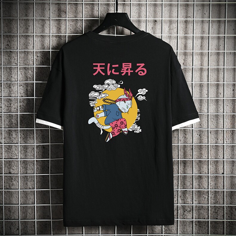 JT55012-P25假两件短袖t恤男大码胖子半袖体恤半截袖网格挂拍,男装T恤,电商A040A
