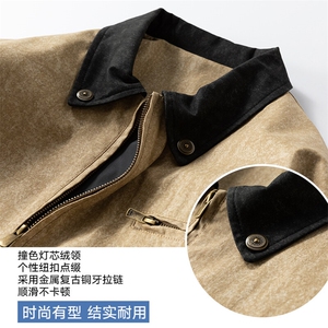 2026春秋新款现货户外夹克男撞色翻领外套DSA157B-J2507-特P85图片
