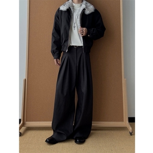 一件过冬 1500G环保狼毛三防面料狼王短宽座山雕棉服JM006-P128图片