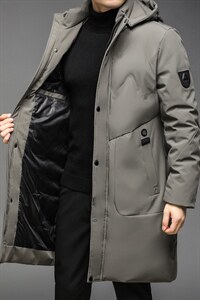 冬季新款中老年男士棉袄可卸帽棉衣中年男士棉服QLMMF1903-P165图片