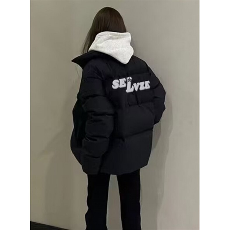 立领羽绒棉服女加厚小个子宽松棉袄面包服棉衣冬装外套 M789图片