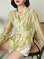 腰封盘扣小上衣，腰带/腰封，迪蔓君翔