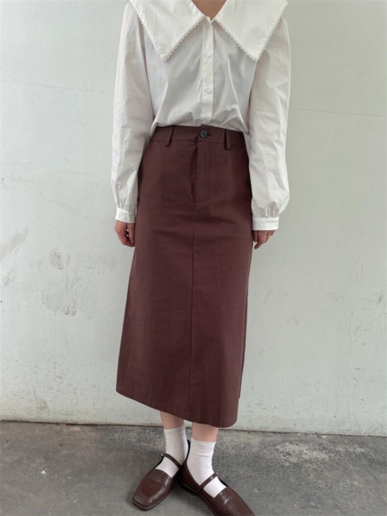 现货，秋季新款半裙，女装半身裙，YEAXIU(6F)