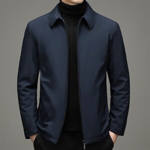 中年男新款冬季加厚夹克休闲爸爸冬装保暖羽绒服YYYR2089-P220图片