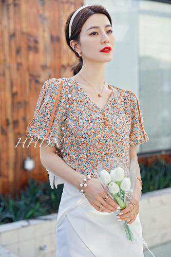 【现货】夏季新款女装小衫短袖，女装，红火丹妮