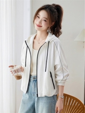 2026年春季休闲风宽松连帽短外套，女装短外套，靓衣阁