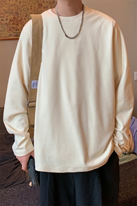 wassup happy鸭绒长袖t恤男款春秋季潮牌保暖打底衫羽绒防寒内搭图片