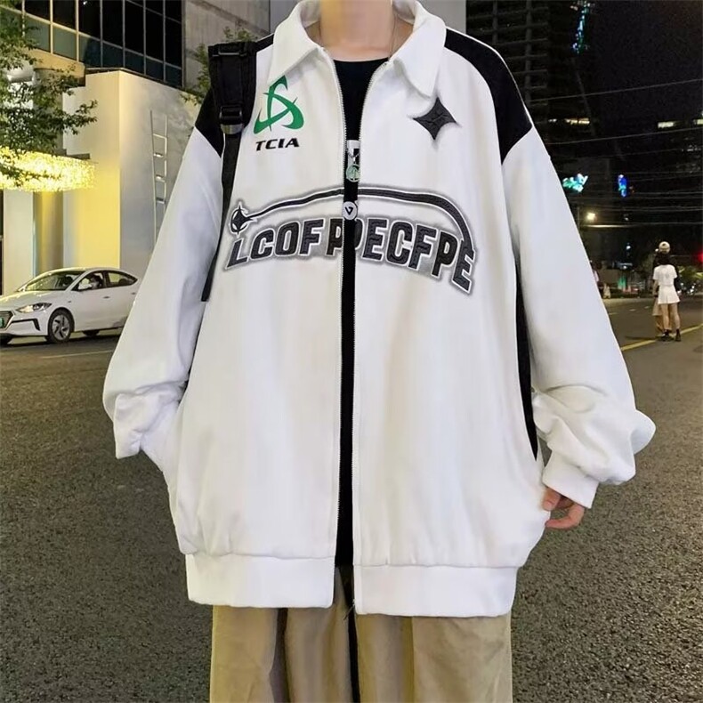 秋季新款时尚港风立领夹克外套男外套HY88P28,男装夹克,星座1116-2