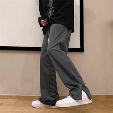 男春季潮流高街开叉毛圈休闲长裤K037P32，男装休闲裤，星座1116-2