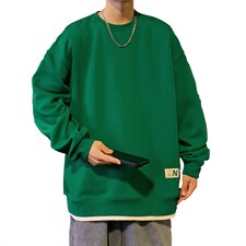 圆领卫衣男春秋季2026新款长袖t恤潮牌港风潮流美式高街宽松卫衣，男装T恤，星座1206-1（原A206-1）