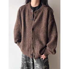 2026春美式复古学院风开衫男女情侣毛衣松弛感针织衫V38-P52网图，男装针织衫/毛衣，电商B245