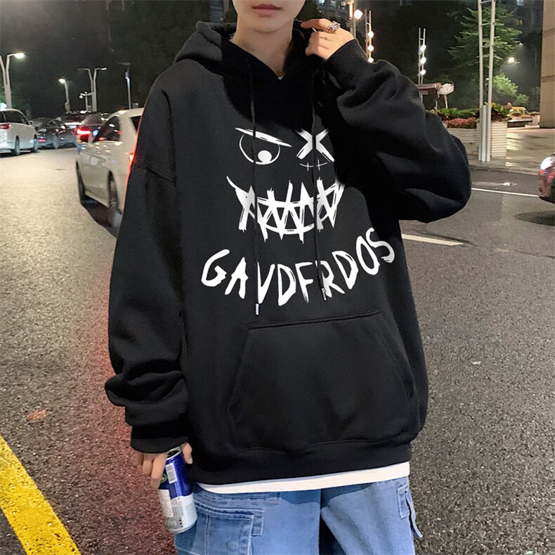！男士宽松潮流上衣男长袖连帽卫衣男LMWY284-P35加绒款-P43,男装卫衣,电商B371