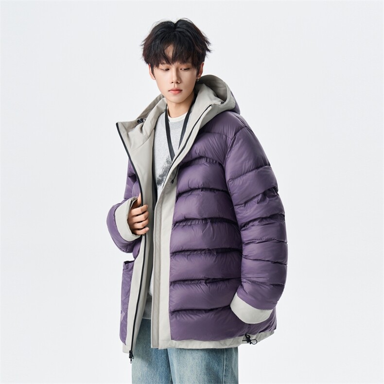防水防风羽绒服男款冬保暖户外两面穿连帽外套XZ309Y95753P275,男装羽绒服,星座309（原A406）