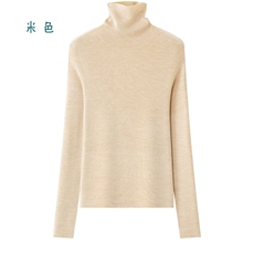 2025年秋季套头时尚百搭通勤简约休闲高领,女装针织衫/毛衣,万禾羊绒, 2025年秋季套头时尚百搭通勤简约休闲高领,女装针织衫/毛衣,万禾羊绒,