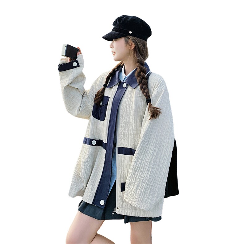 已做货24秋【新品】韩版休闲泡泡面料外套816-P155-K208,女装短外套,2C305