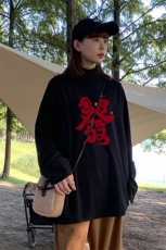 软糯极简高级范秋冬打底衫时髦高领宽松质感上衣HY841TP19控39，男装T恤，电商A102B