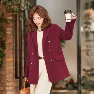 高品质！短款毛呢羽绒服女洋气2024年冬季新款高级感保暖显瘦90绒图片
