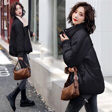 棉衣/棉服保暖拼色刺绣长袖气质百搭2020年冬季显瘦，女装棉衣/棉服，瑶迪依秀