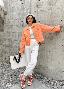 现货 糖果牛仔短款外套,其它,灿烂琳琪