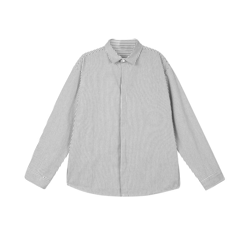 美式ins高街暗黑宽松条纹长袖衬衫SY2540-S-3XL-特P35，男装衬衫，星座417-1（原电商B245）