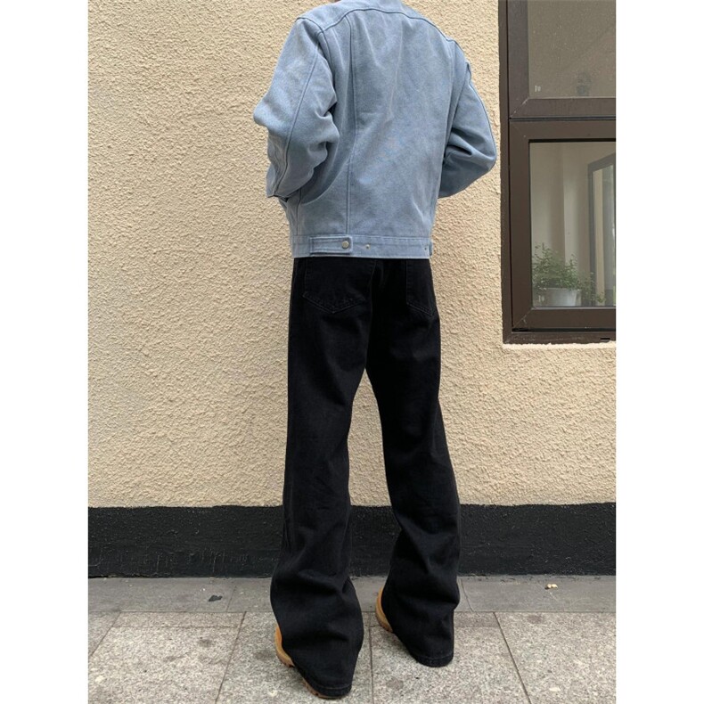 【有货】冰川蓝立领外套男高级感痞帅春秋工装夹克JK7703CC-特P65,男装夹克,星座1007（原301D）