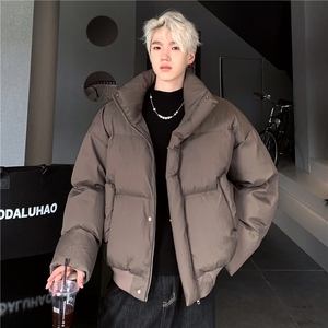 现货冬季复古褶皱面包服棉衣多口袋潮牌棉服外套my98-p118图片