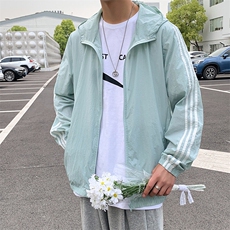 冰丝防晒衣男士夏季新款轻薄透气夹克外套皮肤防紫外线防晒服，男装夹克，星座1206-1（原A206-1）