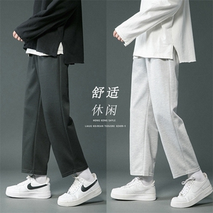 XZ409-1-K505-P35 小直筒运动裤百搭卫裤九分休闲裤男-控49图片