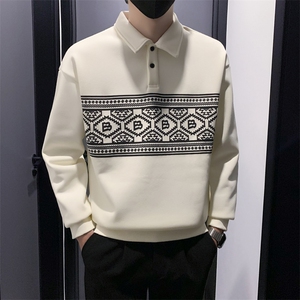 WY77009 常规P68 98 加绒P78 108 店主风小伙加绒卫衣男图片