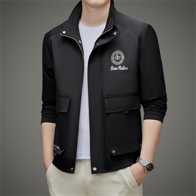 DJ23JK88061钱塘2020-3秋季新款时尚休闲简约帅气潮流夹克P265,男装夹克,钱塘207-3