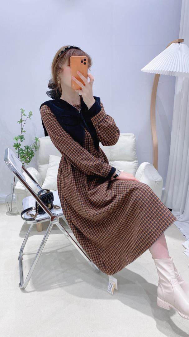 粗仿连衣裙，女装连衣裙，时尚秀衣阁