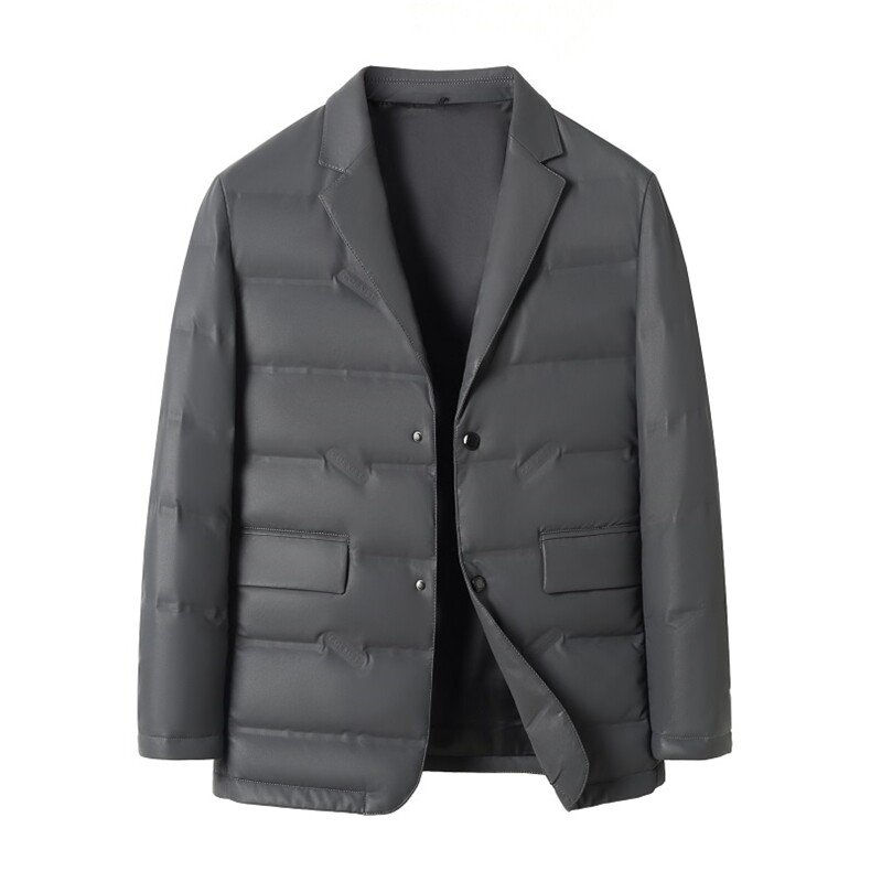 冬男士翻领时尚休闲皮衣羽绒服男外套潮流百搭上衣HD2108-P300,男装皮衣,星座1105-3