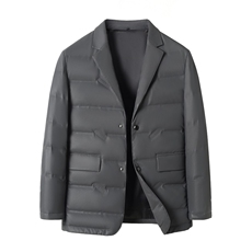 冬男士翻领时尚休闲皮衣羽绒服男外套潮流百搭上衣HD2108-P300，男装皮衣，星座1105-3