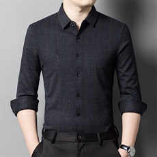 BB859钱塘2020-2秋季新款男士长袖衬衫时尚潮流休闲衬衣P135，男装衬衫，钱塘207-2